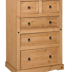 Camden 5 Tallboy Drawers - Antique
