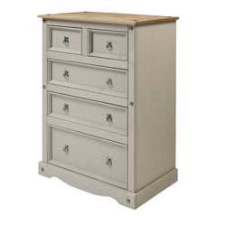 Camden 5 Tallboy Drawers - Grey