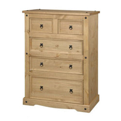 Camden 5 Tallboy Drawers - Natural