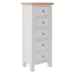 Chelsea 5 Tallboy Drawers - Grey