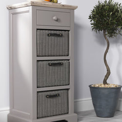 Fischer 5 Tallboy Drawers - Dove Grey