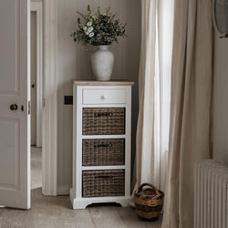 Fischer 5 Tallboy Drawers - White