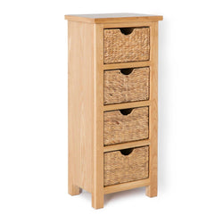 Lydia 5 Tallboy Drawers - Oak