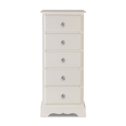 Rosie 5 Tallboy Drawers - Antique White