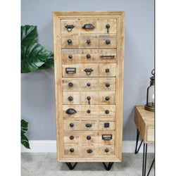 Rylan 5 Tallboy Drawers - Brown