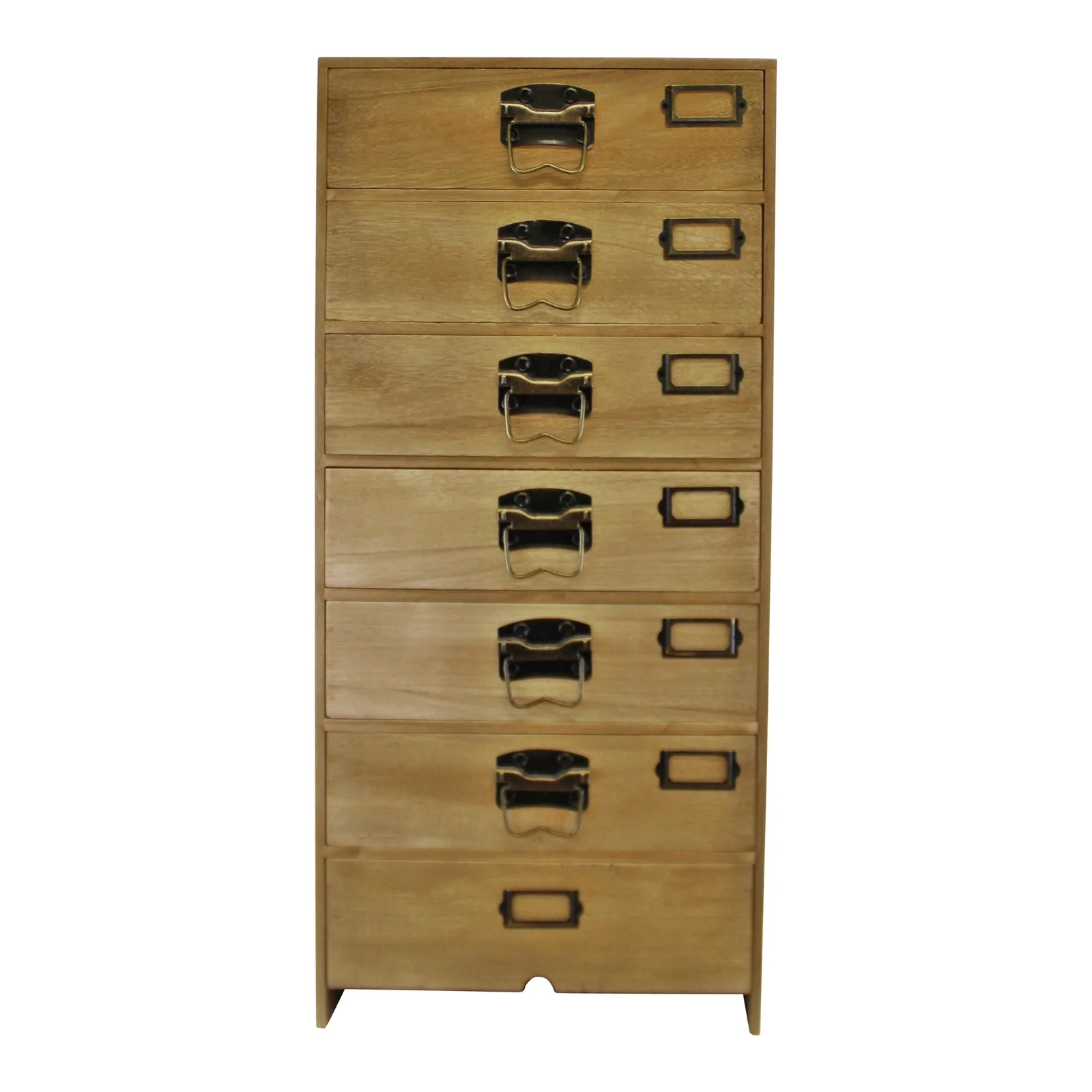 Tamia 7 Tallboy Drawers - Brown