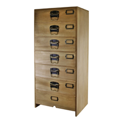 Tamia 7 Tallboy Drawers - Brown