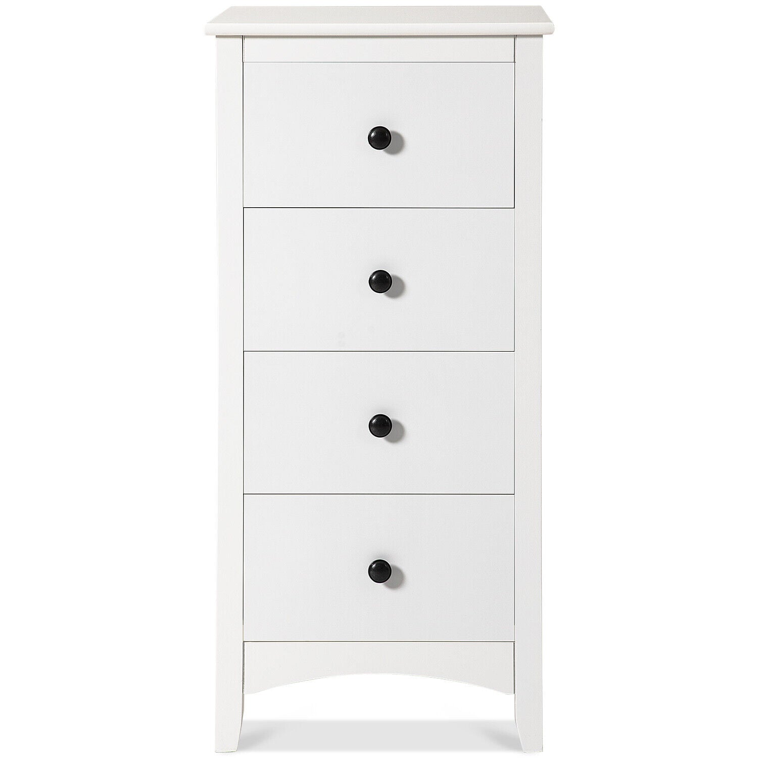 Tinsley 4 Tallboy Drawers - White