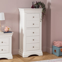 Warna 5 Tallboy Drawers - White