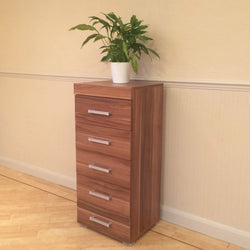 Westin 5 Tallboy Drawers - Walnut