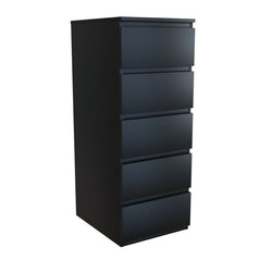 Cascio 5 Drawer Tallboy - Black