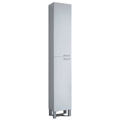 Eva Tallboy Bathroom Cabinet - White Gloss