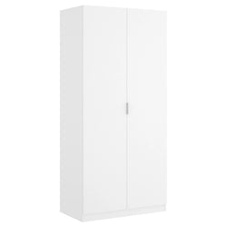 Abie 2 Door Wardrobe - White