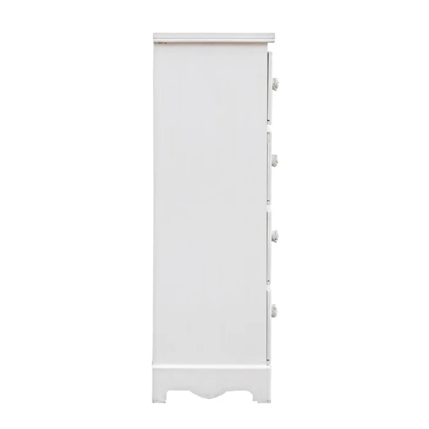 Amias 4 Tallboy Drawers - White
