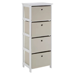 Annie 4 Drawer Tallboy - Natural