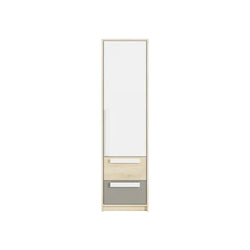 Aviva 2 Tall Cupboard - Platinum Grey