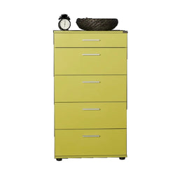 Bjorn 5 Drawer Tallboy - Green