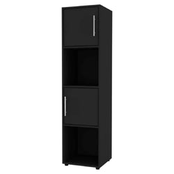 Bodie 30cm W Tall Bookcase - Black