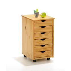 Carty 6 Drawer Tallboy - Brown