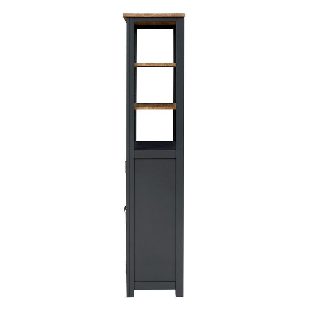 Chany 75.9cm W Tallboy Bathroom Cabinet - Charcoal