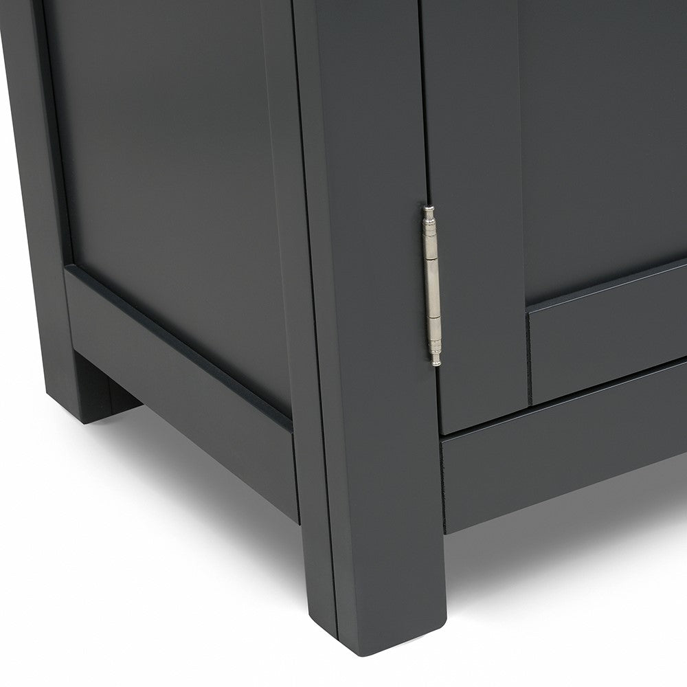 Chany 75.9cm W Tallboy Bathroom Cabinet - Charcoal