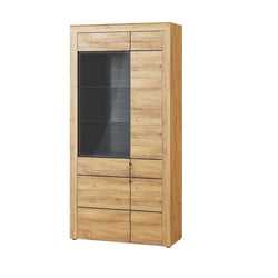 Corton Display Cupboard with 2 Doors - Oak