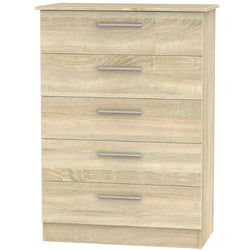 Cyra 76.5cm W 5 Drawer Tallboy - Bardolino