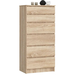Elora 6 Drawer Tallboy - Sonoma