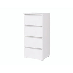 Floss 4 Drawer Tallboy - White