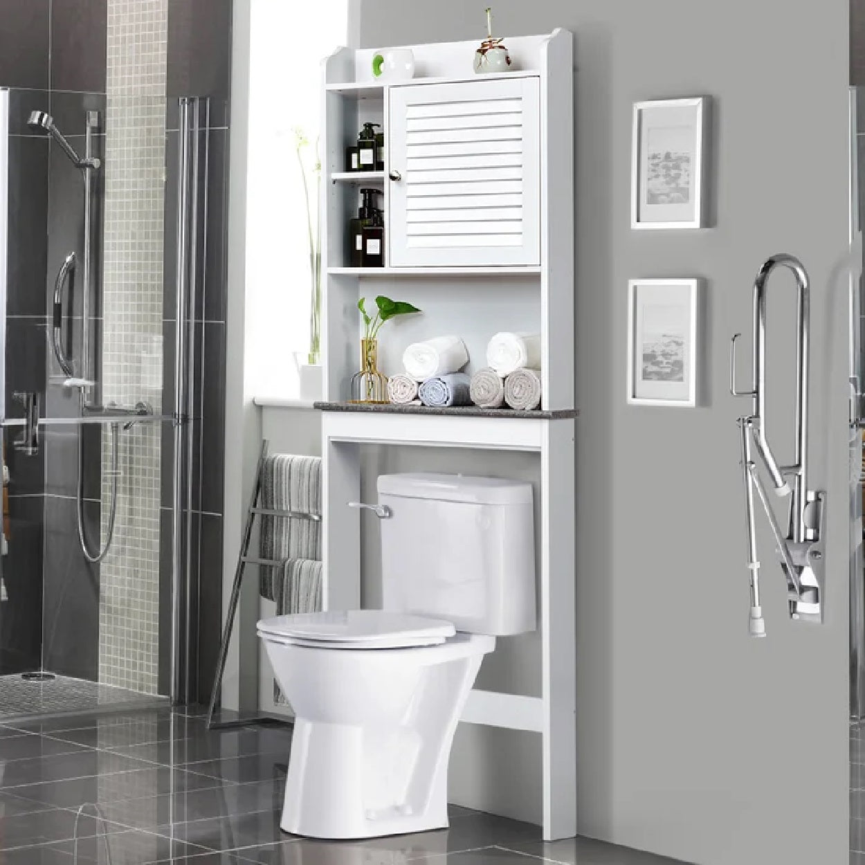 Gigi Tallboy Bathroom - White