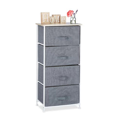 Hakima 4 Drawer Tallboy - Grey