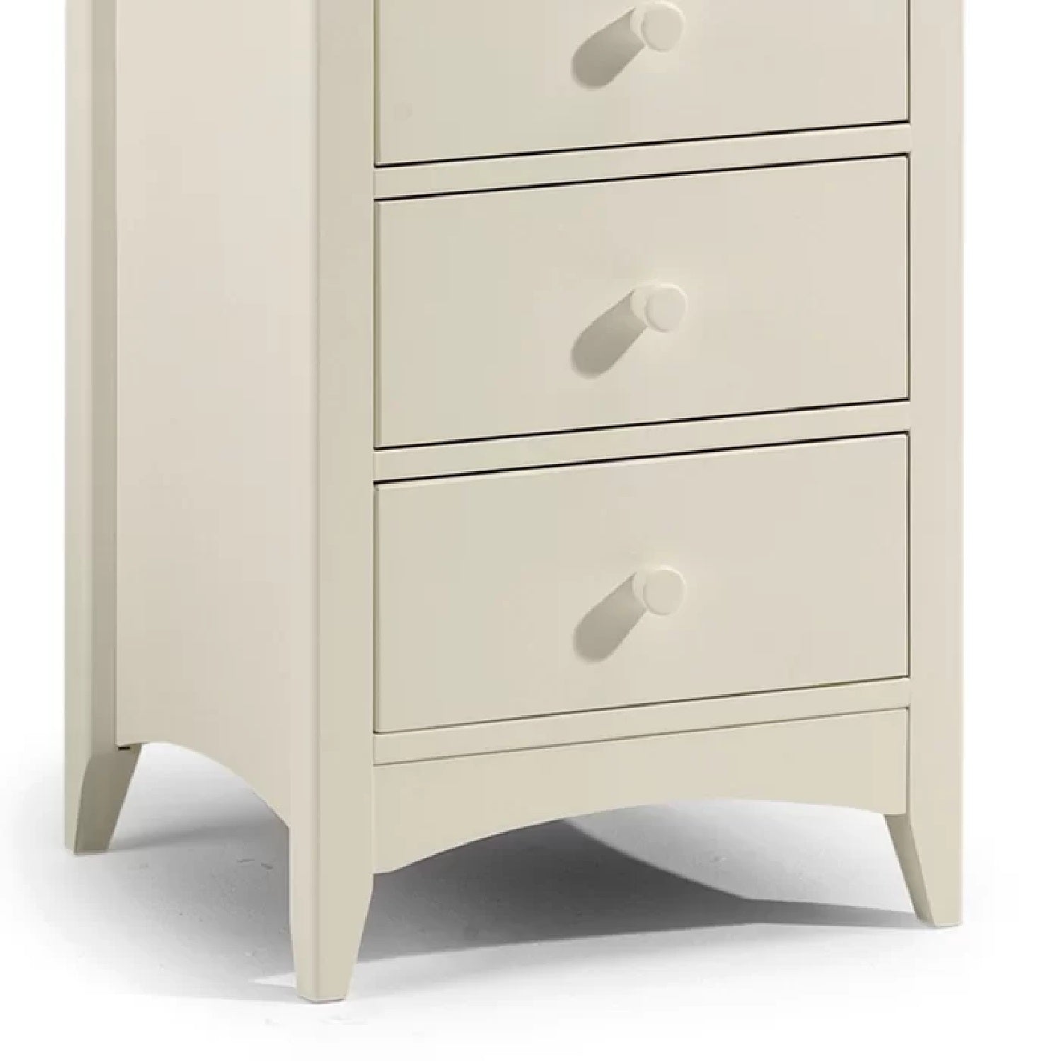 Kaden 7 Tallboy Drawers - Stone White