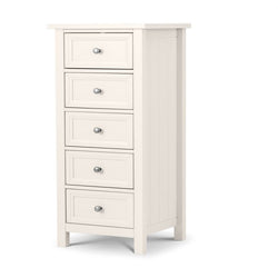 Mady 5 Tallboy Drawers - Surf White