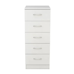 Marco 5 Tallboy Drawer - White