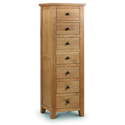 Morgan 7 Tallboy Drawers - Oak