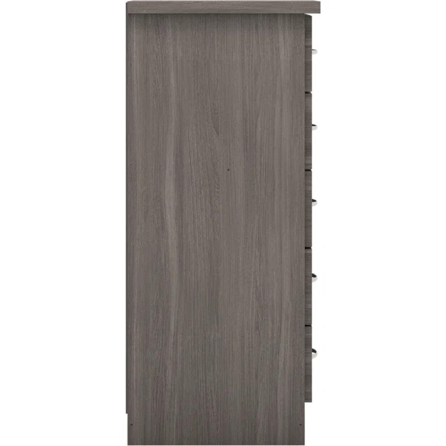 Nyla 5 Tallboy Drawers - Black Wood Grain