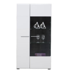 Roland Tall Cupboard - White