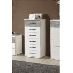 Roston Drawer - Grey and White