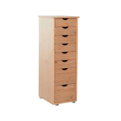 Shiloh 8 Drawer Tallboy - Stain Wax