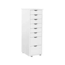 Shiloh 8 Drawer Tallboy - White