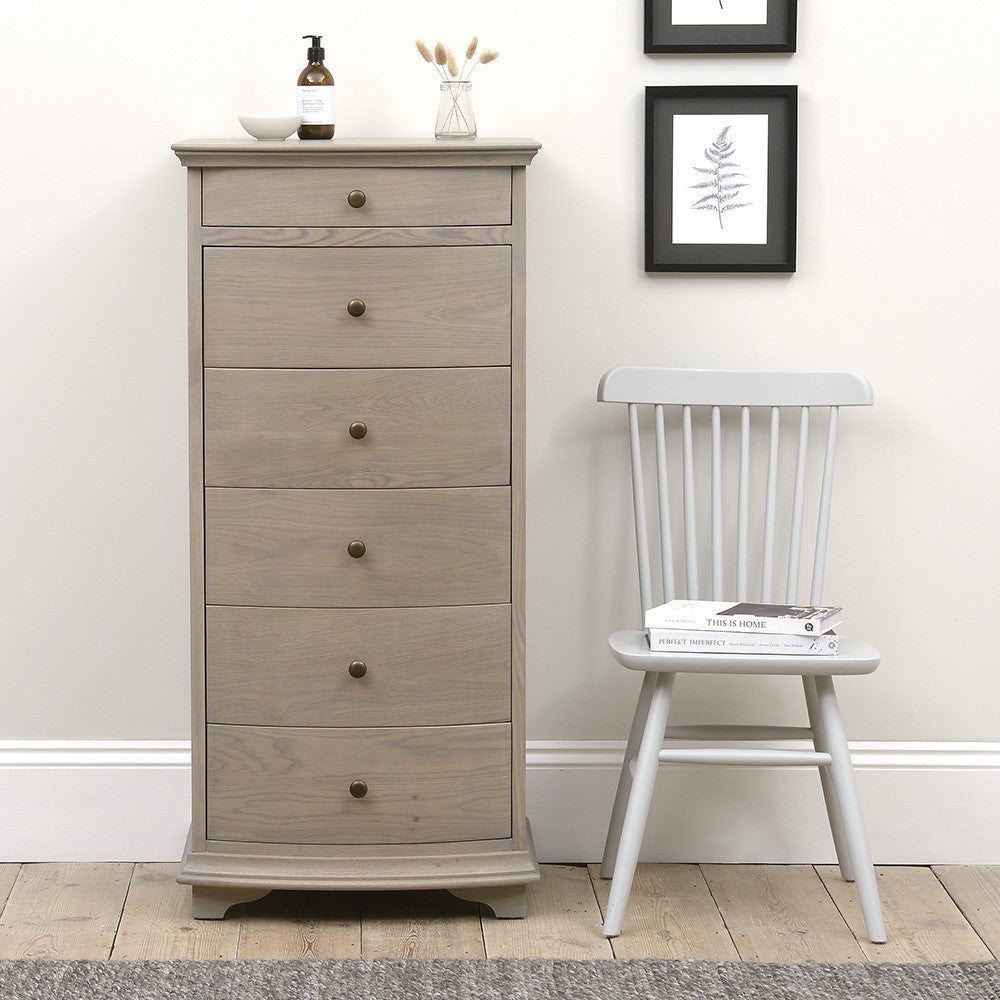 Wilder Tallboy Drawers - Smoked Oak