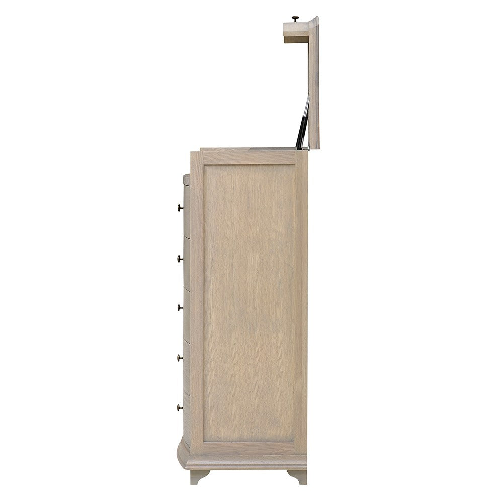 Wilder Tallboy Drawers - Smoked Oak