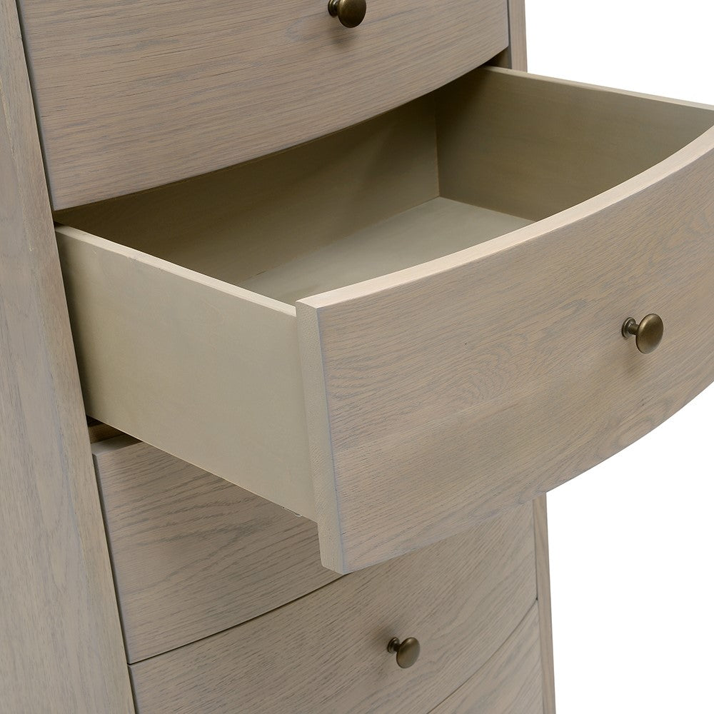 Wilder Tallboy Drawers - Smoked Oak