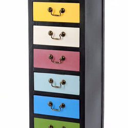 Torin 7 Tallboy Drawers - Multicoloured