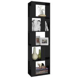 Addie Tall Bookcase - Black Gloss