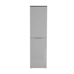 Adhara 1 Door Wardrobe - Anthracite and Grey Glass