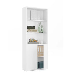 Adlai Tall Bookcase - White