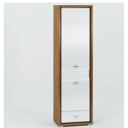 Aksel Tall Cupboard - White Gloss