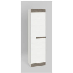 Aoife 1 Door Wardrobe - White and Grey