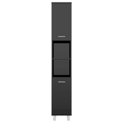 Averi Tallboy Bathroom Cabinet - Black Gloss